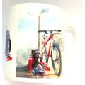 Red Bicycle Mug Fine China 9.5 CM