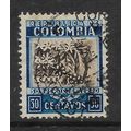 COLOMBIA 1932 AIR NATIONAL PRODUCTS 30c BROWN &...
