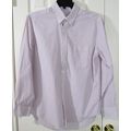 Izod Men's LS White Dress Shirt with Red & Blue...