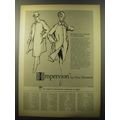 1960 Macintosh Impervion Weathercoat Advertisement - Dramatic new concept