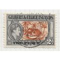 GILBERT & ELLICE ISLANDS 1939 CANOE & BOAT HOUS...