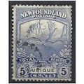 Newfoundland 1919 SG134 5c Ultramarine Fine Use...