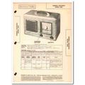 general television model 24b6 6-tube am radio s...