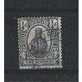 Turks&Caicos.SG162 1/4d Turk's-head Cactus (Bla...