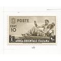 Italian East Africa 1938 10c Brown, mint. SG4