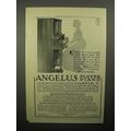 1908 Angelus Player Piano Ad - Sooner or Later