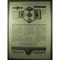 1922 Chicago Pneumatic Tools Ad - Correct Lubri...