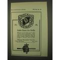 1922 Chicago Pneumatic Little Giant Air Drills Ad