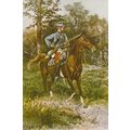 Chasseurs Cheval 1885 Military Uniform Postcard...