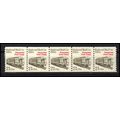 2265 21c Mail Car Fine MNH Dry Gum PNC 1/5 X1180