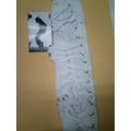 Michael Jackson inspired wrist band white NEW