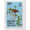 VIRGIN ISLANDS BRITISH 1985 BIRDS LITTLE GAULIN...