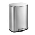 13 Gallon Brushed Stainless Steel Kitchen Trash...