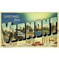 Greetings From Vermont, USA, Art Colortone Curt...