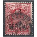 1902 O21 1d Scarlet Inland Revenue Fine Used.. .