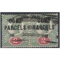 1891 O70 2d Grey-Green & Carmine Govt Parcels O...