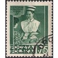 POLAND, Nurse with Mother and Child, green 1953...