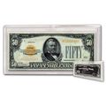 Crystal Clear Hard Plastic Large Bill Currency ...