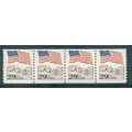 2523 29c U.S. Flag Fine MNH PNC 2/3+1 R0572