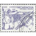 NICARAGUA, Cotton Industry, blue 1986, $9