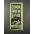 1959 LePage's Tape and Glue Ad - Stick With