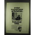 1973 Dow Jones Ad - Get the facts Fast