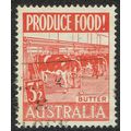 Australia 1953 Food Production 3½d Scarlet SG25...