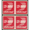 C83a, MNH 13¢ Imperforate Pair Plus Imperf Line...