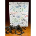 Alien 3 Script Signed- Autograph Reprints- Sigo...