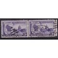 United States 1948 Wisconsin Statehood 3c pair ...