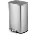 13-Gallon Modern Stainless Steel Kitchen Trash ...