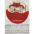 vintage Beer Mat Mackeson - 1911 Hovercraft For...