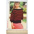 1987 Quick knits 38 slash-neck sweater, Twilley...