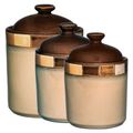 Casa Estebana 3 Piece Stoneware Storage Caniste...