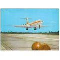 Interflug Ilyushin IL 62 Aircraft Postcard (A14...
