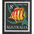 AUS 1966 U/M 8c 'CORAL FISH' (EBID59-133)