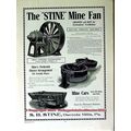 S B STINE 1910 Cheapest and Best Coal Mine Vent...