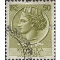 ITALY, Coin of Syracuse, olive 1958, 50Lire