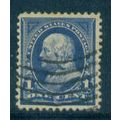 Used 264 1c Benjamin Franklin Fine M02908