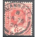 Ceylon stamps 1912 - SG343 - 6c KGV - used 5