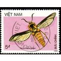 Vietnam 1987 Insect 5d Used Stamp