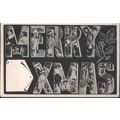 Antique GB PC 1906 - Merry Xmas