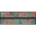 Canada selection 16 old king stamps ( D213 )