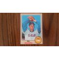 1968 Topps Card # 279 Bill Hands Poor (1) Chica...