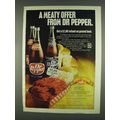 1978 Dr Pepper Soda Ad - A Meaty Offer