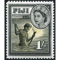 Fiji 1954 1s black & yellow SG 289 unused