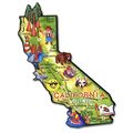 California The Golden State Artwood Jumbo Fridg...