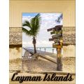 Cayman Islands Laser Engraved Wood Picture Fram...
