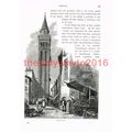 Campo San Polo, Venice, Italy, Book Illustratio...
