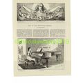 Victorian Girls Piano Rehearsal, Book Illustrat...